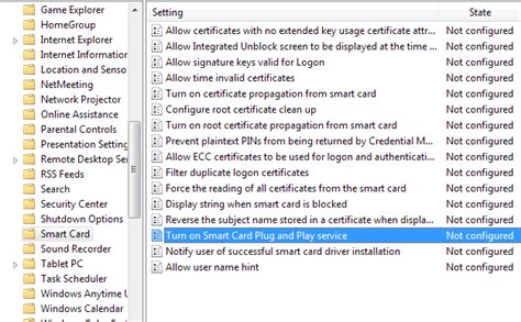 how to setup smart card on windows 10|install smart card windows 10.